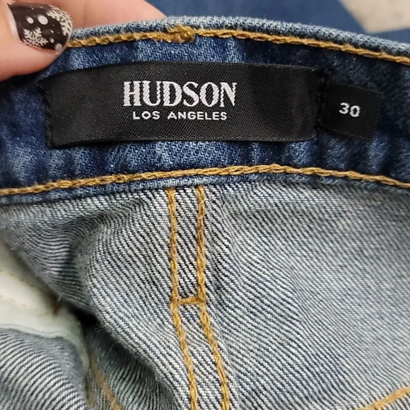 HUDSON NORA High-rise Wide-leg Jeans - Picture 12 of 13